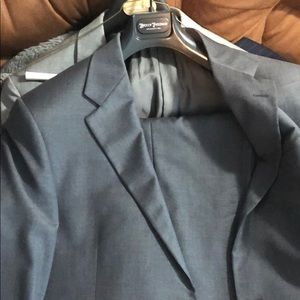 Hickey Freeman solid grey suit 42L